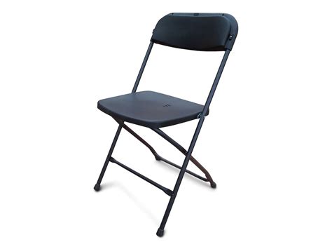 Black Folding Plastic Chairs 601 