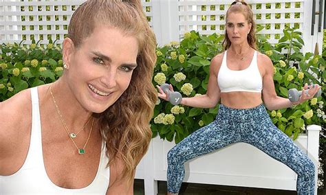 Brooke Shields Lifts Weights And Shows Her Agility In At Home Workout