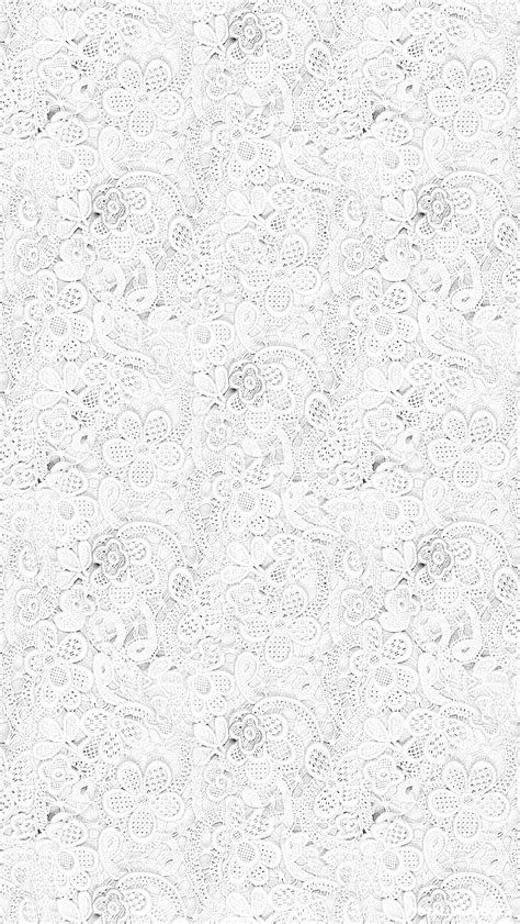 White Floral Lace Whatsapp Wallpaper Android Wallpaper Mobile