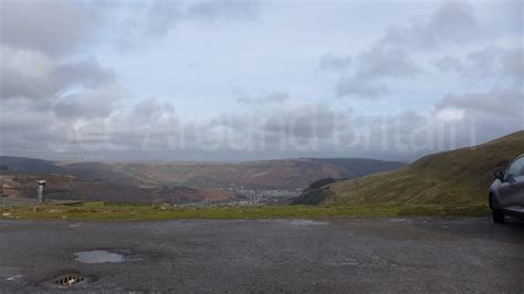 Mountain bike adults mountain bike. Bwlch Mountain Viewpoint, south of Treorchy, Rhondda Cynon Taf - See Around Britain