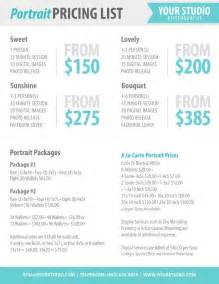The document can be edited with google docs or microsoft word. Photography Package Pricing - Photographer Price List ...
