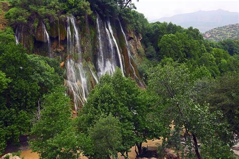 Bisheh Waterfall Lorestan Waterfall Outdoor Nature