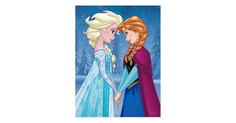 Anna And Elsa Together Forever Postcard Zazzleca