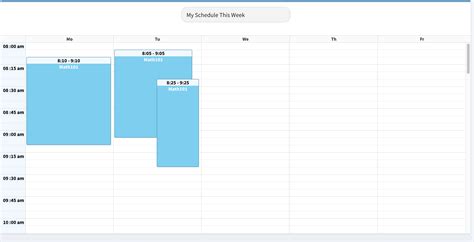 College Schedule Maker App | College schedule, Schedule maker, Class schedule college