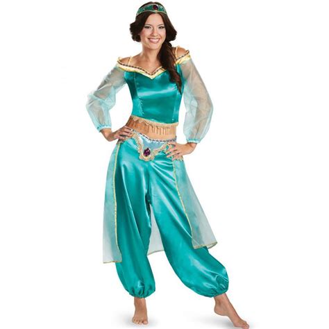 Koupit Aladdin Genie Jasmine Princess Cosplay Women Girl Fancy Dress Halloween Party Costume