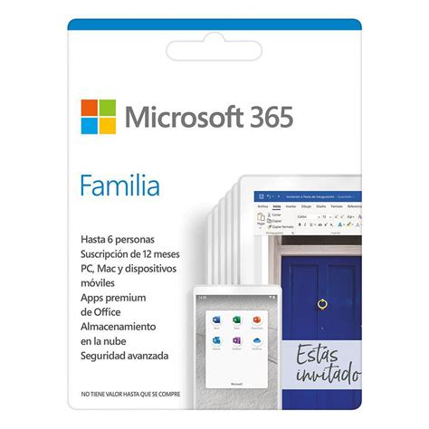 Microsoft 365, formerly office 365, is a line of subscription services offered by microsoft which adds to and includes the microsoft office product line. Microsoft Office 365 Familia 2020 - exito.com