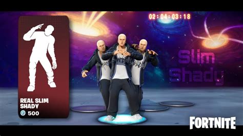 Slim Shady On Fortnite New Emote Eminem Youtube