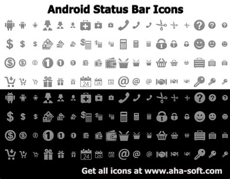 A substratum theme with status bar icons & extras! Android Status Bar Icons