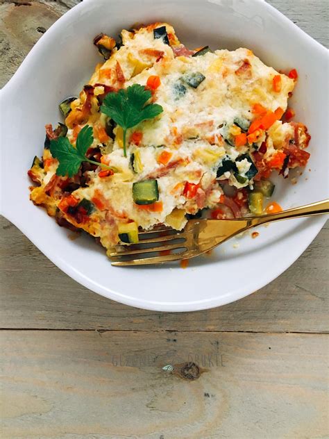 Courgette Wortel Ovenschotel Als Variant Op De Bloemkool Broccoli