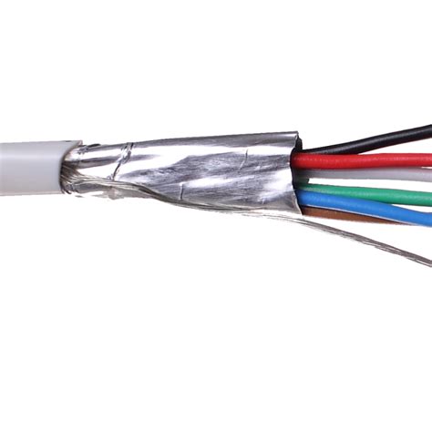 22 Awg 6c Stranded Shielded Securitycontrol Cable Cl3pcmp