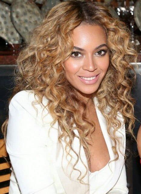 Beyonce Blonde Kinky Curly Human Hair Full Lace Wig Fast Shipping In