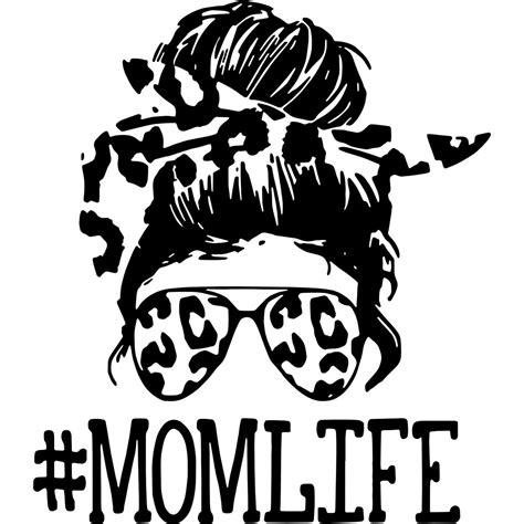 Mom Life Digital Download Svg Png Eps Jpeg For Cricut Design Space Silhouette Cameo Etsy