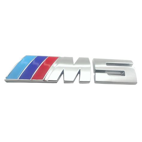 M Tech Power M Chrome M5 Logo Emblem Badge Sticker Fit For Bmw E39 E34
