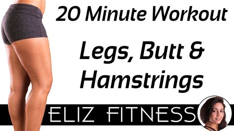Fat Burning Sculpt For Legs Thighs And Glutes ♥ No Equipment Workout Butt Lift Tone Eliz