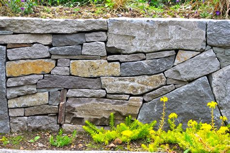 Basalt Retaining Wall Detail Traditional Landscape Portland By