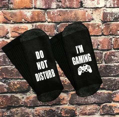 Do Not Disturb Im Gaming Socks Christmas Stocking T Etsy