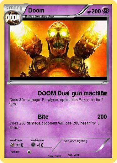 Pokémon Doom 533 533 Doom Dual Gun Machine My Pokemon Card
