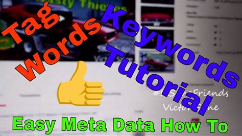 I can read the metadata, but how do. Tubebuddy keywords and best practices checklist - YouTube