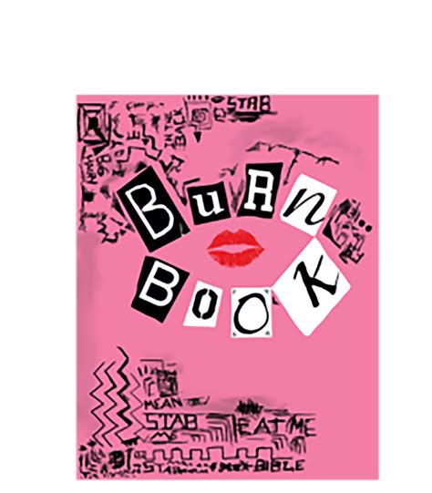 Burn Book Mean Girls Burn Book Scarf Png Image With T
