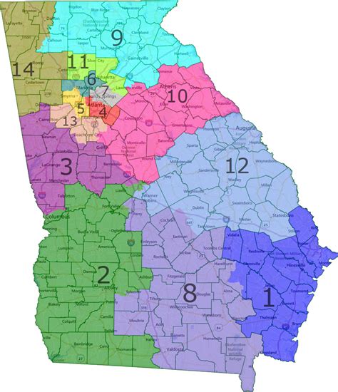 29 Georgia Congressional District Map Maps Online For You