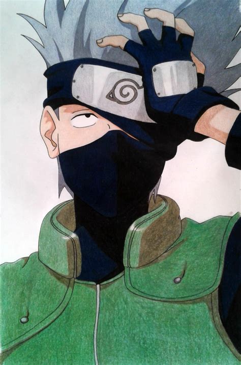 Kakashi Hatake Naruto Colored By Charuito On Deviantart