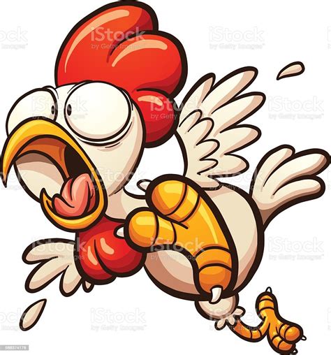 Scared Chicken Stock Illustration Download Image Now Istock