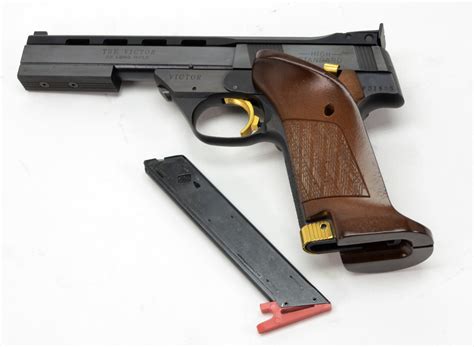 High Standard Victor. 22LR. 5 1/2 Inch. Like New In Factory Hard Case ...