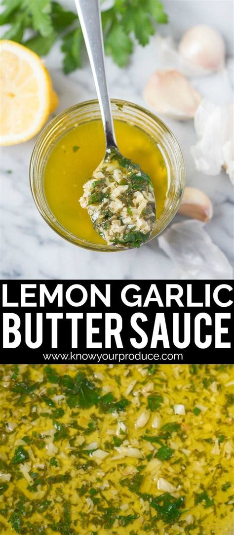 Make Our Easy Lemon Garlic Butter Sauce For Pasta Chicken Or Fish