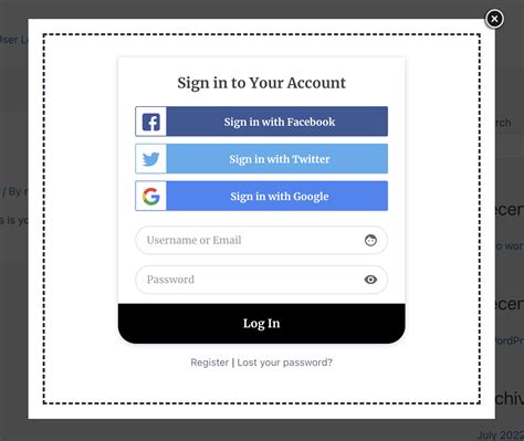 How To Create A Wordpress Popup Login Form Profilepress