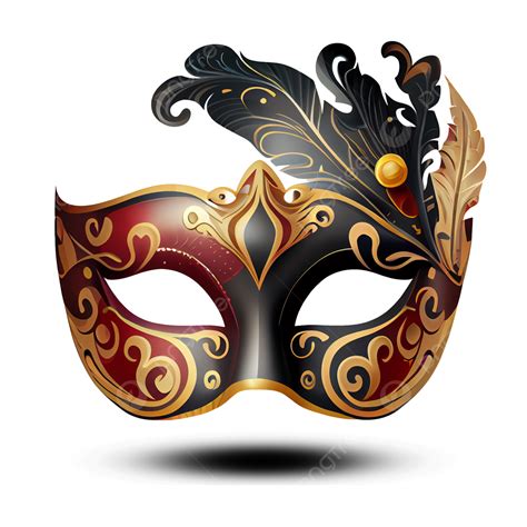 Máscara De Carnaval Preta E Dourada Png Mascara De Carnaval Preto E
