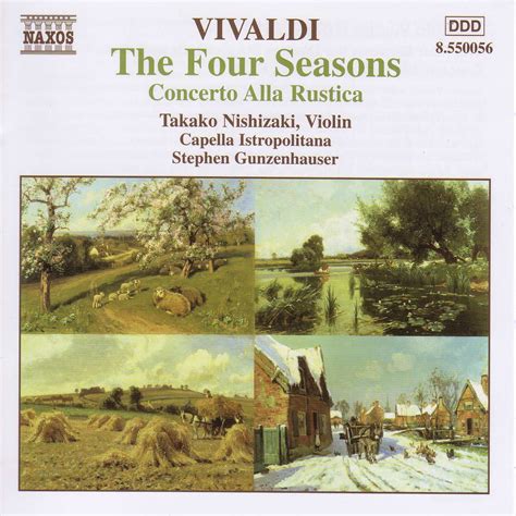 Vivaldi 4 Seasons The Concerto Alla Rustica Classical Naxos