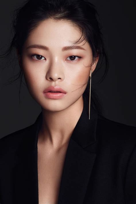 koreanmodel “kim ah hyun by lee seung yeop for clio nov 2016 ” monolid eye makeup monolid eyes