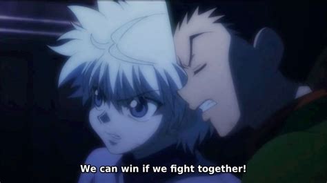 Gon Freecss We Can Win If We Fight Together Killua And Gon