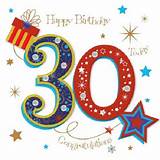 Maybe you would like to learn more about one of these? Happy 30th Birthday Greeting Card By Talking Pictures ...