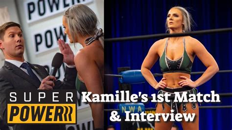 NWA Super Power Preview Results Kamille S First Match And Interview