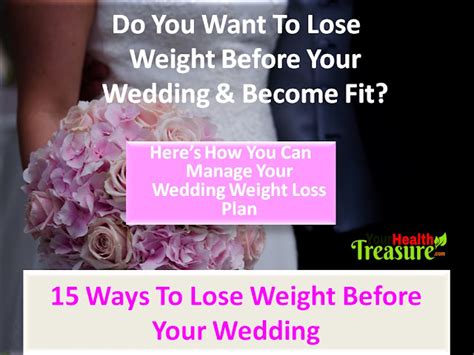 15 Easy Ways To Lose Weight Before Your Wedding Health Fit Fresh