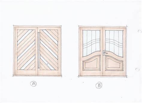 Double Door Drawing
