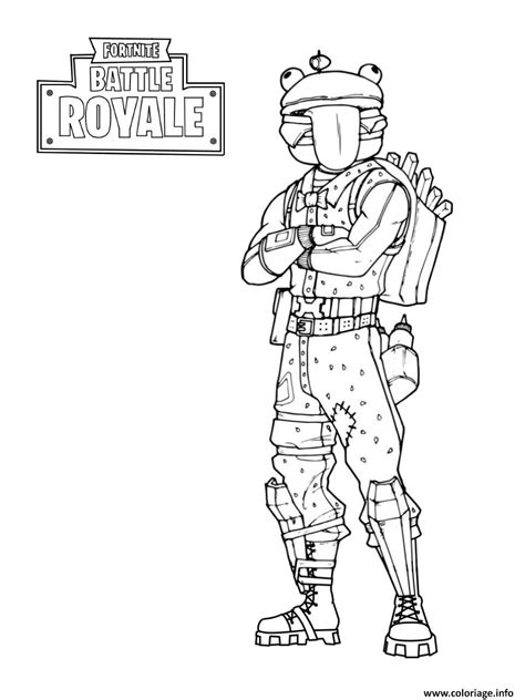 Personaggi Disegni Di Fortnite Da Stampare E Colorare Ronald Combs Da