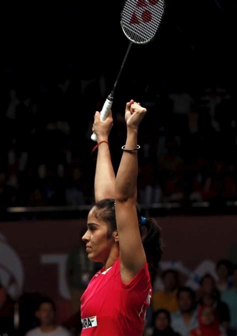 perfect i day t saina first indian to enter world badminton final rediff sports