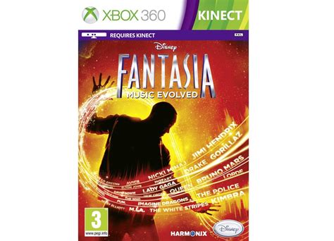 Disney Fantasia Music Evolved Xbox 360 Game Public