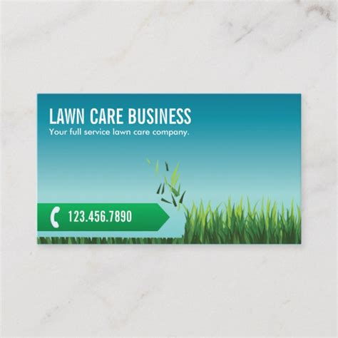 When you hand out business cards you want to make sure they stick, figuratively and literally. Professional Lawn Care & Landscaping Service Business Card ...
