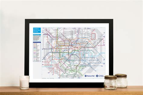 London Underground Map Canvas Picture Art Print Online