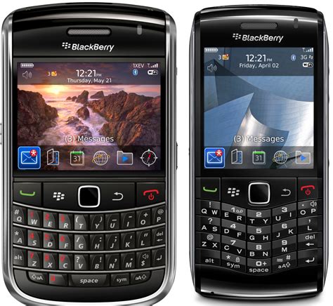Blackberry Pearl 3g E Blackberry Bold 9650