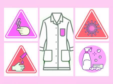 Lab coat cuffs may hang down and drag across contaminated surfaces. Lab safety Rules and Precautions | LaboratoryInfo.com