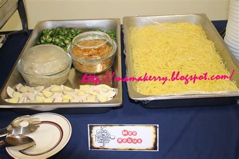 Jamuan hari raya tarikh/hari ; Sweetmama: Jamuan Hari Raya Opis 2011 | The Menu