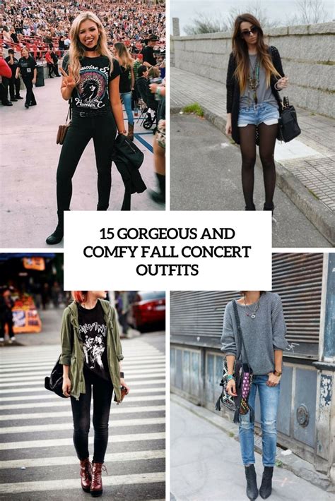 15 Gorgeous And Comfy Fall Concert Outfits Styleoholic