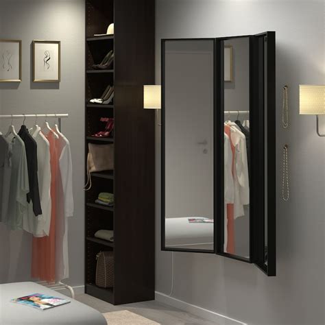 NISSEDAL Speilkombinasjon - svart - IKEA