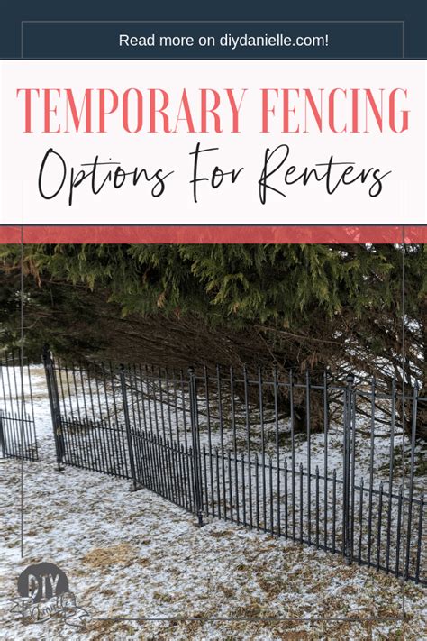 At broadfence, we offer the safest, most simple and most secure temporary fence read our guide on how to safely and correctly install our anticlimb temporary fence panels to secure your job site! Portable Fence Panels: Perfect as a Temporary Fence for Renters - DIY Danielle® in 2020 ...