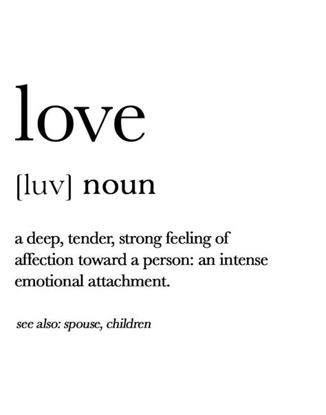 Love Print Love Definition Poster Love Dictionary Print Etsy