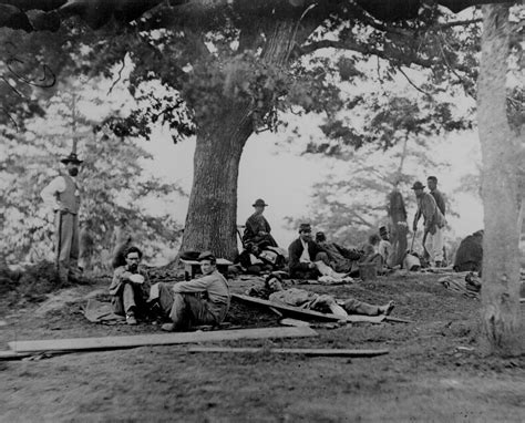 Wounded Soldiers At The Battle Of Chancellorsville Civil War Photos
